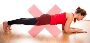 Как делать планку чтобы не болела спина