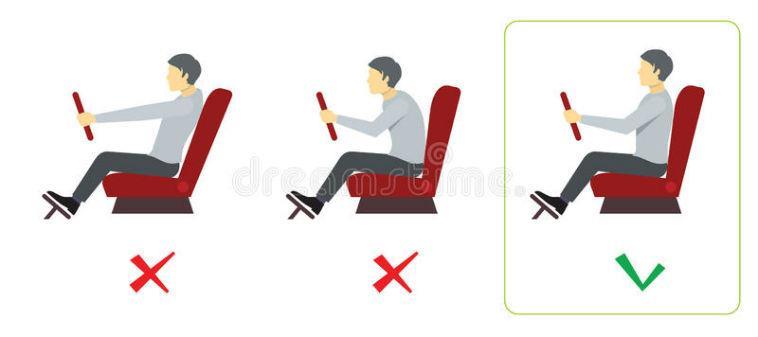 как правильно сидеть за рулем автомобиля