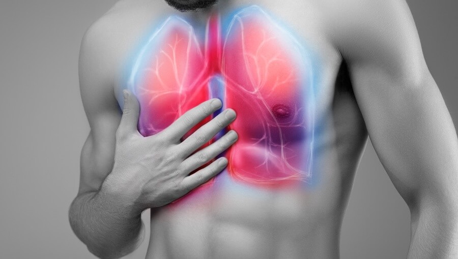 Заболевания легких могут сопровождаться болями в спине